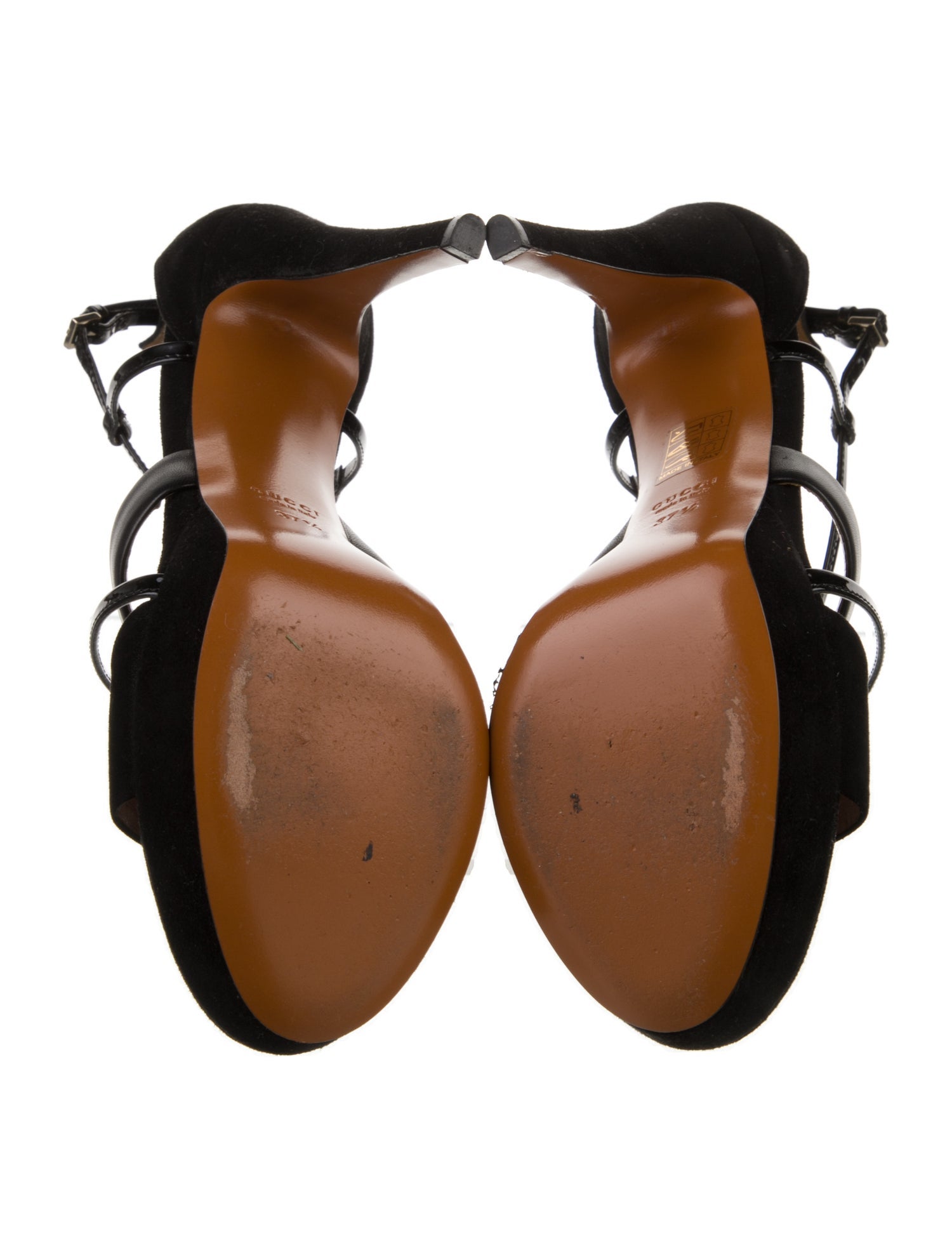 Gucci Suede Slingback Sandals